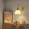 Lâmpada de parede Estilo silencioso retrô japonês quarto lâmpada de cabeceira sala de estar TV fundo parede escadas corredor corredor lâmpada de vidro