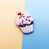 Serie de dibujos animados linda pastel helado DIY accesorios para joyería caja de almacenamiento de pegamento suave de PVC materiales decorativos al por mayor