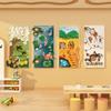 24 Términos Solares Tema Cultural Pintura Decorativa de Pared Ambiental Jardín de Niños Pasillo Escalera Diseño de Material Producto Terminado