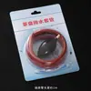 Tubo de drenagem para bandeja de chá de grau alimentício com esfera de cobre absorvente, tubo de esgoto de silicone, tubo de saída para mesa de chá, acessórios para conjunto de chá kung fu