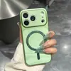 Transforma al Instante en una Ventana Grande con Estuche Magnético de Ondas de Agua para Teléfono Adecuado para Apple 17Promax Tendencia 15 Estilo Femenino 13/14