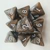 Un juego de 10 piezas de dados de ocho caras de dos colores de múltiples caras para juego de mesa de rol, juego de dados digitales de 8 caras, juego de dados