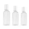 Botella Spray Transparente de Plástico Petg Producto para el Cuidado de la Piel Botella con Dispensador de Crema Loción 100/120/150ml Botella para Aceites Esenciales