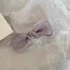 Pinza para el pelo de lazo de alta gama, dulce y linda, accesorio para el pelo, pasador de chica coreana para la parte posterior de la cabeza