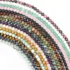Popular Transfronteiriço Pedra Natural Ágata Cristal Contas Redondas Vidro Sintético Contas Soltas Produtos Semiacabados Acessórios para Joias DIY Atacado