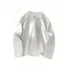 Sudadera Casual Nueva para Hombre Primavera/Otoño 320g Algodón Chino de Peso Pesado Sudadera con Cremallera de Manga Larga Hombre