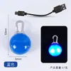 Pingente Luminoso de LED para Animais de Estimação Carregamento USB Pingente para Cães Decoração Luminosa Pendurada para Animais de Estimação Luz de Alerta Externa