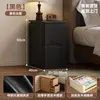 Nuevo modelo de mesita de noche, lujo ligero, simple y moderno, para uso doméstico en el dormitorio, gabinete de almacenamiento, no requiere instalación, mesita de noche con cajón de madera maciza