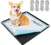 Almofada de Silicone para Fralda de Pet, Barreira de Urina para Banheiro, Barreira de Água, Fácil de Limpar, Almofada de Treinamento de Silicone para Gatos e Cachorros, Bandeja de Almofada de Urina para Cachorros