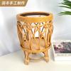 Suporte de Flores Personalizado Sala de Estar Chão Suporte Tripé Vaso de Flores Varanda Prateleira Exibidora de Plantas Suporte Suculenta Prateleira para Plantas Envasadas