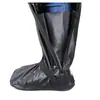 Cobre-sapatos de Chuva para Ciclismo ao Ar Livre Sola Grossa Resistente ao Desgaste Preto e Branco Cano Alto Cano Alto Cobre-sapatos Fábrica Pequena Quantidade Pode Fazer LOGO