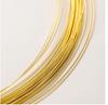 Alambre de cobre con retención de color de oro de 14K/18K DIY para abalorios, alambre semiduro para joyería de modelado