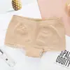 [Versión de Calidad] Panties sin Costuras para Mujer Panties con Forma de V para Levantar el Vientre Cintura Media Boxer Panties Tipo Boxer para Mujer