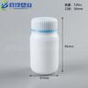 Frasco Tampa Dupla Folha 120cc Tampa Duas Cores Frasco para Comprimidos de Cálcio 150ml Frasco de Produto para Cuidados com a Saúde 200cc Frasco para Embalagem de Doces