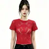 Dropshipping Transmissão Ao Vivo Item Mais Vendido Moda Verão 2026 Novo Malha Casual Simples Solta Emagrecedora