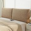 Cojín Suave con Respaldo para Mesita de Noche, Soporte Lumbar para Cama, Cojín para Habitación Tatami, Lino, Extraíble y Lavable, Moderno y Sencillo