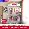 1,4m Guarda-Roupa Simples Aberto de Metal para Quarto de Casa Armazenamento Montagem Estrutura de Aço Guarda-Roupa Closet