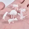 Amapola DIY Molde de Resina de Cristal Fabricación Materiales de Relleno de Resina Mini Modelos de Animales 3D Otros Artículos No Incluidos