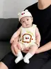Ropa para Bebé, Estilo Delgado de Verano, Mameluco Súper Lindo para Bebés Pequeños, Ropa para Salidas de Verano, Conjunto de Verano para Bebé Niño de Mes Completo, Conjunto de una Pieza
