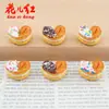 Nuevo Juguete de Pastelería Mariposa Sándwich Simulada Accesorios de Resina Pegamento de Crema DIY Accesorios para el Cabello Pasador Colgante Funda de Teléfono