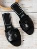 ZA Transfronterizas Tallas Grandes Verano 2024 Nuevas Chanclas para Mujer Comercio Exterior Planas Cruzadas Frescas Simples Versátiles Chanclas