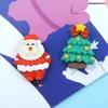 Serie Navideña Nueva Transfronteriza Accesorios de Resina Papá Noel DIY Funda para Teléfono Móvil Pasador Imán para Refrigerador Decoración