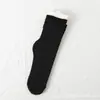 Calcetines de Media Pantorrilla para Mujer, Estilo Japonés de Terciopelo, Caña Alta, Color Sólido, JK Verano, Medias Delgadas, Calcetines Largos, Calcetines de Doble Aguja