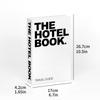 Transfronteiriço moderno simples dobrável simulação livro preto e branco moda Inglês decoração livro decoração hotel villa decorações macias