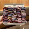 Ligas para el Cabello Morandi Alta Elasticidad Anillos de Toalla Tejidos Bandas de Goma Anillos Lisos Venta Caliente Transfronteriza Anillos para Cola de Caballo Mayoreo