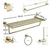 Suporte de Toalha de Banheiro Dourado para Pendurar Conjunto de Aço Inoxidável 304 Rack de Armazenamento para Vaso Sanitário Vaso Sanitário Ferragens para Pendurar na Parede