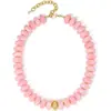 Nuevo Collar de Resina con Cuentas de Colores Dopamina de Amazon, Estilo Vacacional, Estilo Dulce-Cool Exagerado, Gargantilla de Cuentas de Ábaco