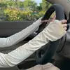 Mangas de Hielo con Protección Solar para Hombres y Mujeres, Nuevas de Verano Sueltas Transpirables Protección UV para Ciclismo Conducir Protección para Brazos al Aire Libre Mangas de Seda de Hielo