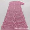 Renda com Miçangas Europeia e Americana Geométrica Flor Miçanga Tubo Paetê Tecido Bordado Vestido de Casamento Vestido com Cauda Hanfu Renda