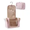 La nueva bolsa de maquillaje colgante de gran capacidad para mujer de Amazon es una bolsa portátil y multifuncional para guardar artículos de tocador y cosméticos de viaje.