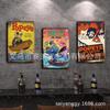 Marvel Dibujos Animados Popeye Arte de Hierro Retro Popeye Decoración de Hierro Pintura Colgante Restaurante Bar Decoración de Pared