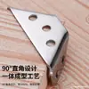 Suporte Angular Multifuncional de Aço Inoxidável para Gabinete Cantoneira Trapezoidal de Montagem Suporte de Canto para Pendurar Cantoneira de Ângulo Fixo Três Lados Conector de Móveis