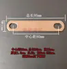 Peça de Conexão de Cobre Vermelho Conector de Bateria de Lítio Conector de Motor Terminal de Fiação para Tubo de Aquecimento Elétrico Peça de Ponte Agulha Agulha Personalizada 6m