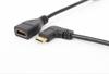 Mini HDMI macho para HDMI para Mini HDMI Cabo HDMI padrão Adaptador HDMI linha HD