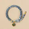 Pulsera de Cuerda Tejida a Mano de Colores Estilo Nuevo, Cinco Vías de la Riqueza, Cuerda Tejida a Mano Estilo Chino, Nudo de Maíz, Regalo de Año Zodiacal