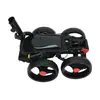 Carro para Bolsa de Golf, Marco de Aluminio Portátil Plegable Remolque para Bolsa de Golf, Carrito de Golf de Cuatro Ruedas con Ruedas Grandes, Carrito de Mano para Campo de Golf