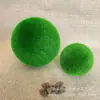 Bolas de Espuma de Musgo Artificial 6cm, 10cm Poliestireno Flockeado Accesorios para Micro-Paisajismo Arreglos Florales Venta al por Mayor en Stock