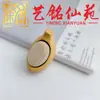 Colgante de madera maciza de plátano, mangostán y berenjena para aliviar el estrés, llavero y accesorio de mano creativo estilo chino Yiming Xianyuan para parejas