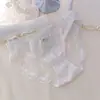 Fornecimento de Longo Prazo de Renda Japonesa Laço Princesa Sexy Estilo College Borda Voadora Triângulo Roupa Íntima para Meninas