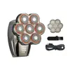 Afeitadora eléctrica magnética de alta potencia Amazon para hombres, impermeable, con siete cuchillas, perfecta para afeitar la cabeza