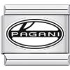 Módulo de logotipo de carro de luxo mundial de personalidade da moda DIY atacado personalidade alto senso elástico pulseira de aço inoxidável caseira