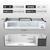 Congelador Horizontal Yun Tu Comercial Refrigerador para Barbacoa Conservación Fresca Mostrador de Pedidos Vitrina de Escritorio Congelador para Puesto Pequeño