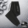 [Fábrica en stock] Pantalones de seda de hielo para hombre, talla grande, rectos, casuales, de verano, finos, de nailon.