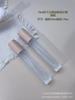 Sub-engarrafamento de perfume de alta qualidade portátil 10 ml frasco de amostra pequeno frasco de vidro com spray de pressão tampa de madeira frasco vazio