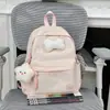 Nueva Mochila Escolar Estilo Japonés para Mujer, Simple y Fresca, Versátil para Estudiantes de Secundaria y Preparatoria, Mochila con Lazo Estilo Ins, Mochila Casual