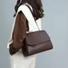 Bolsos para Mujer 2026 Invierno Nuevo Estilo Moderno y Elegante Bolso de Hombro Único Cruzado Gran Capacidad Cuero Genuino Bolso de Mano para el Trabajo Bolsos